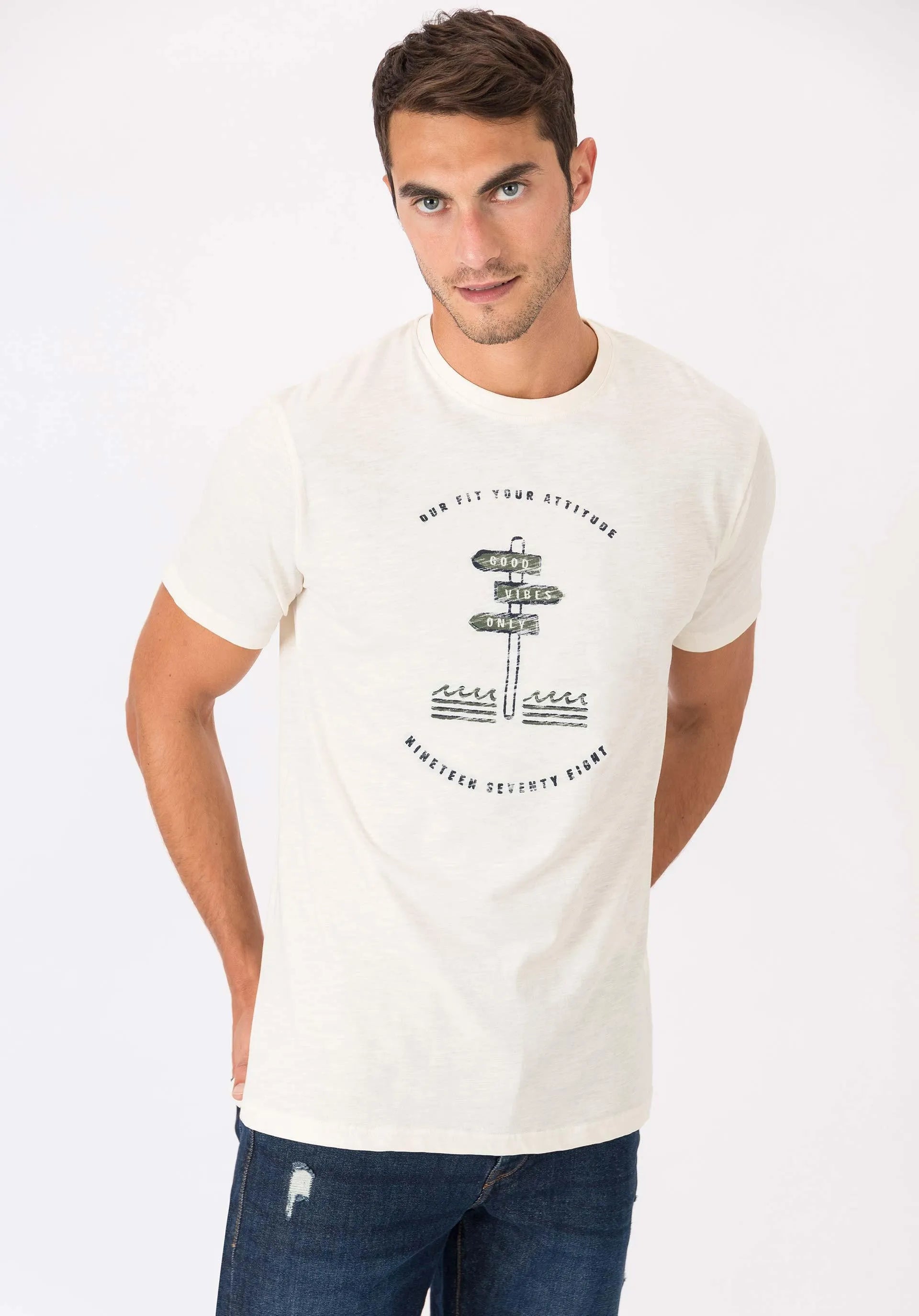 Camiseta Genoa Abedul - ECRU