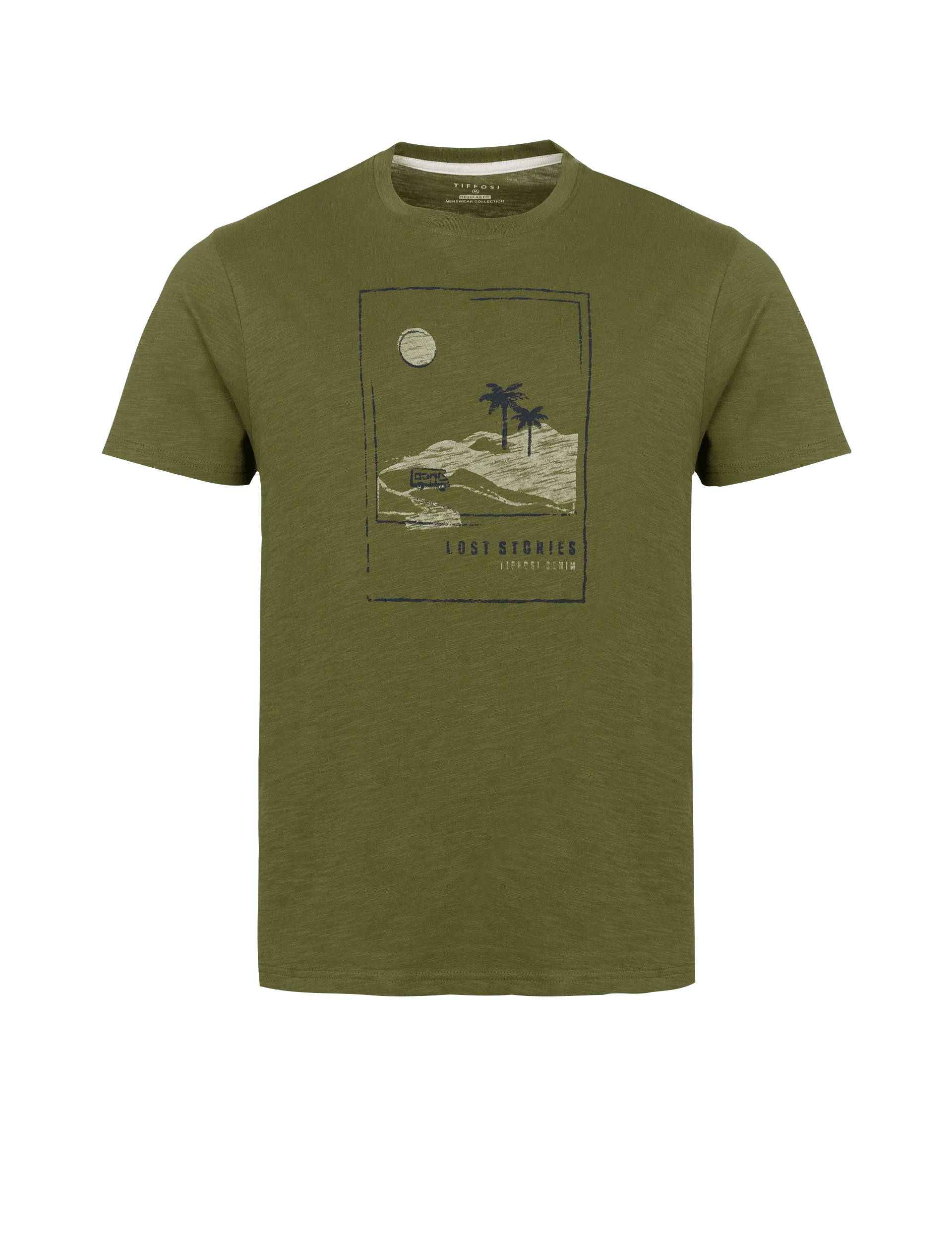 Camiseta Genoa Kelly Green - ECRU