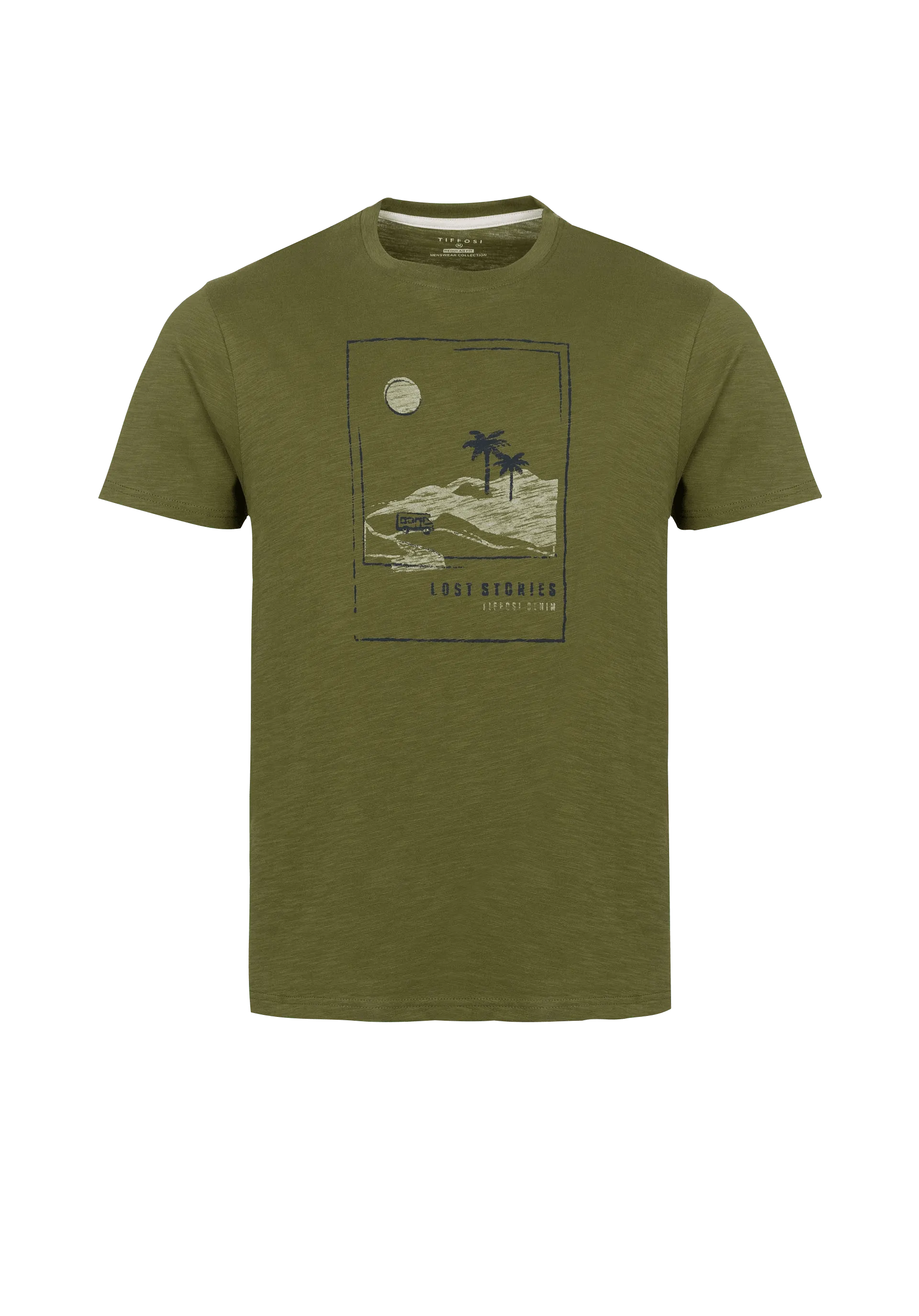 Camiseta Genoa Kelly Green - ECRU