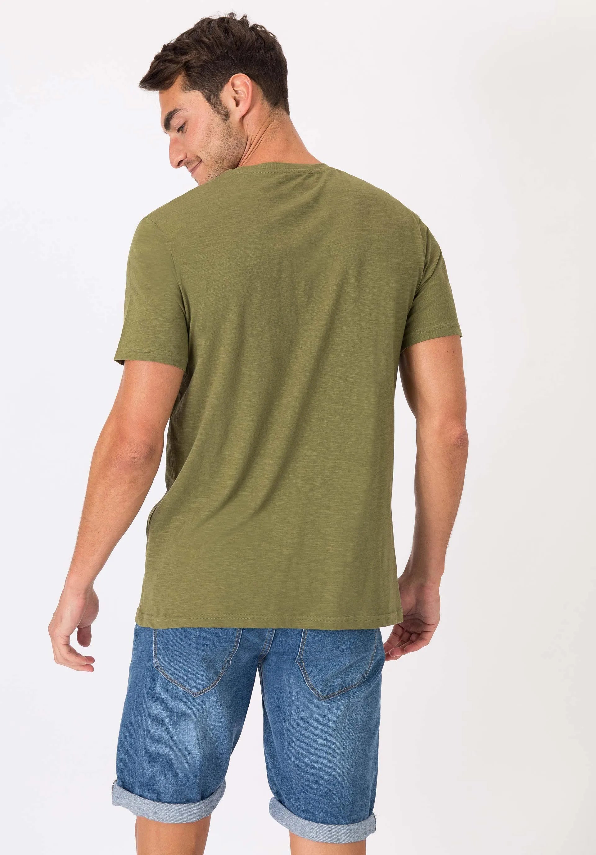 Camiseta Genoa Kelly Green - ECRU