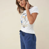 Camiseta Gráfico Santorini - ECRU