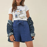 Camiseta Gráfico Santorini - ECRU