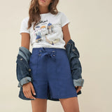 Camiseta Gráfico Santorini - ECRU