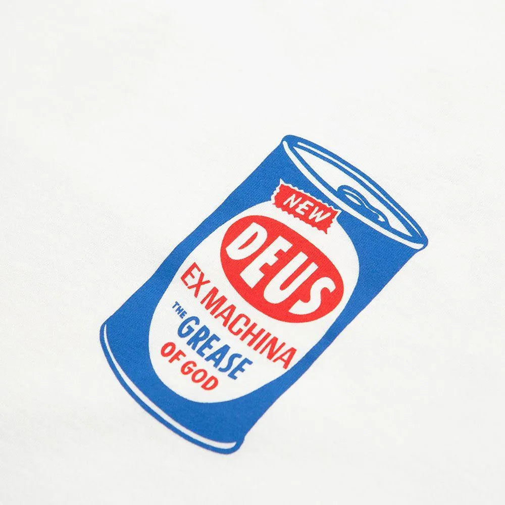 Camiseta Grease Monkey Tee Vintage White - ECRU