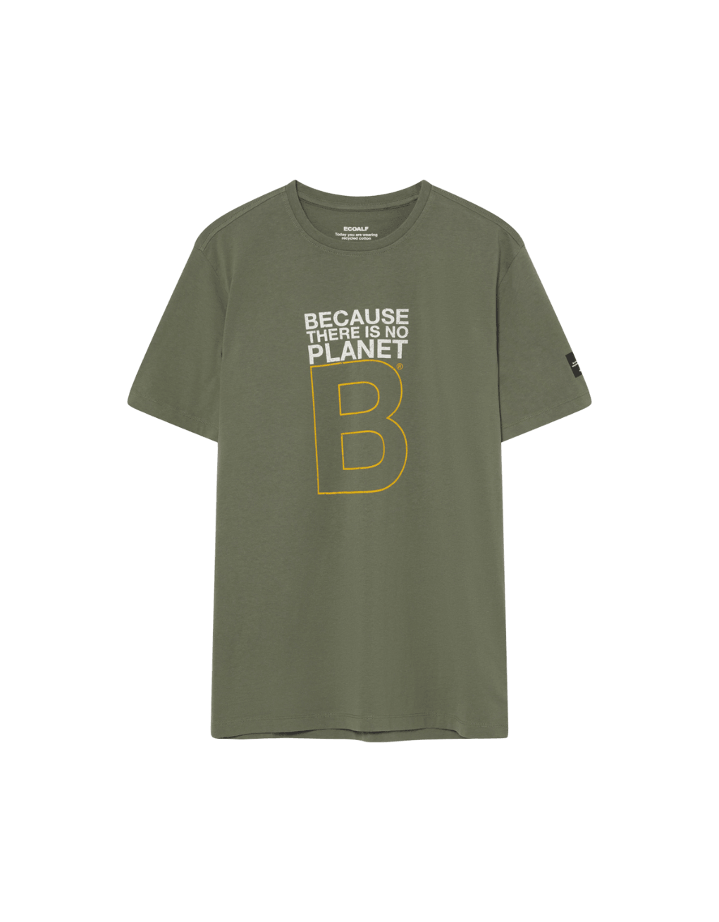 Camiseta Great B Washed Olive - ECRU