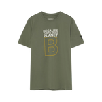 Camiseta Great B Washed Olive - ECRU