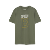 Camiseta Great B Washed Olive - ECRU