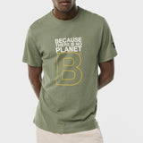 Camiseta Great B Washed Olive - ECRU