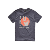 Camiseta Hand Graphic Fantem Blue - ECRU