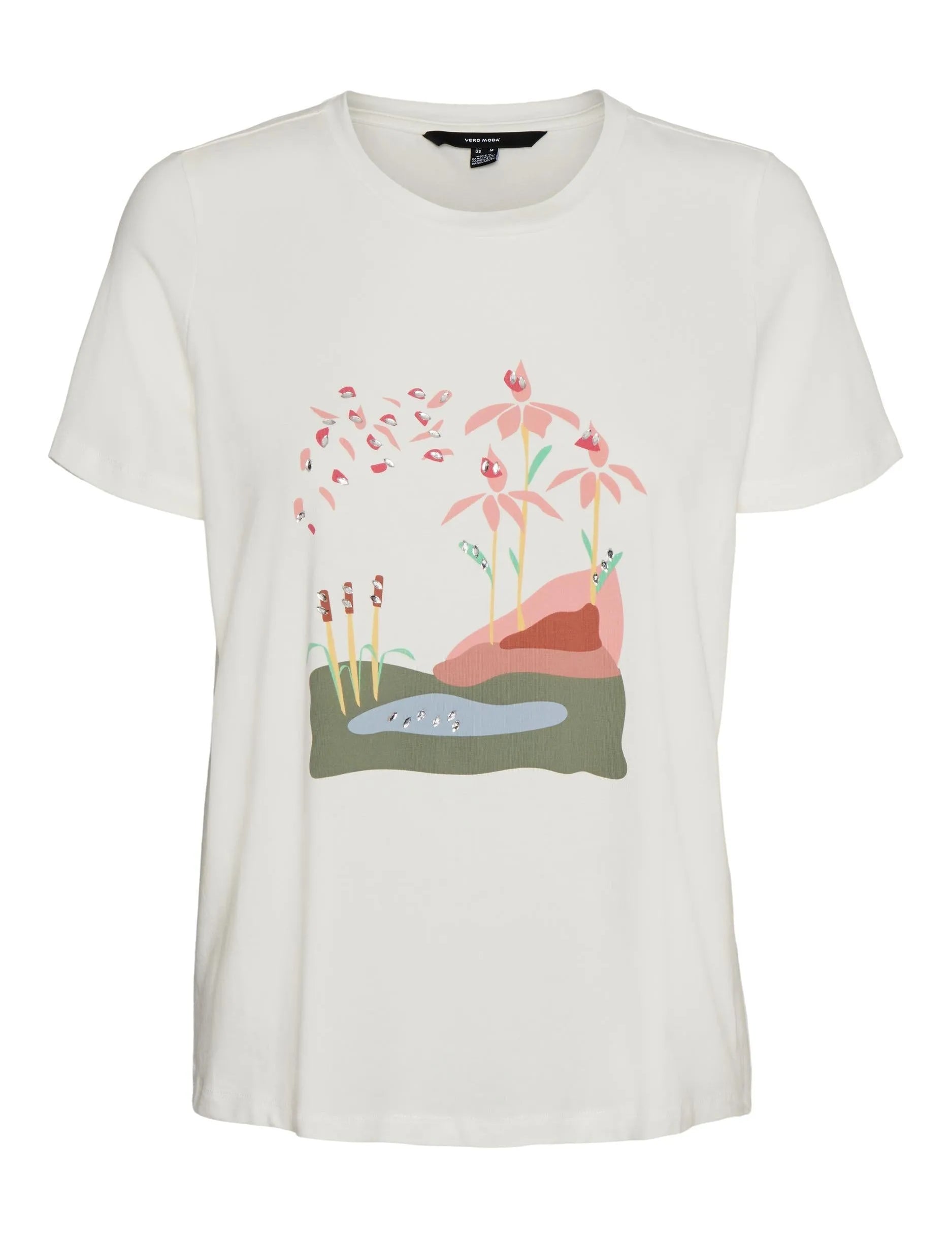 Camiseta Helaolly - ECRU