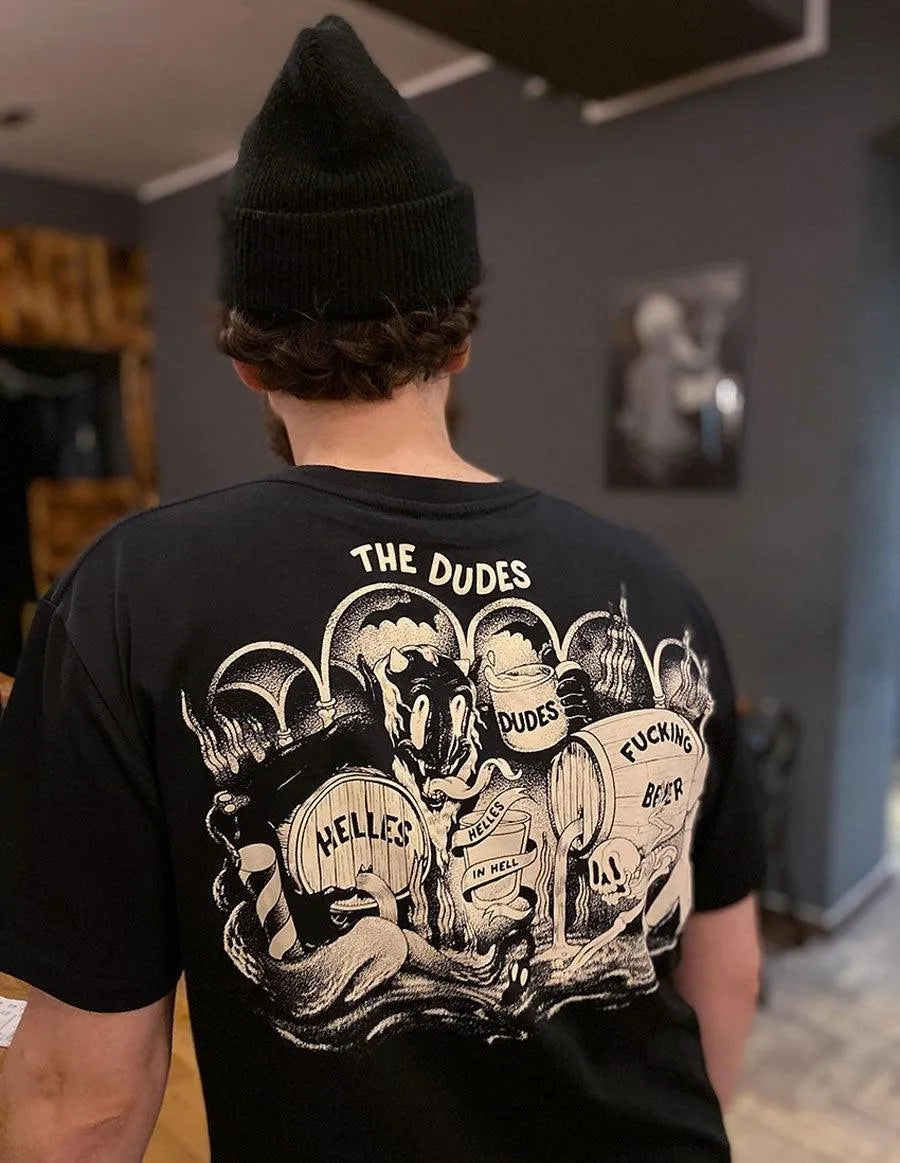 Camiseta Helles In Hell - ECRU