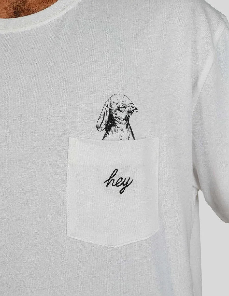 Camiseta Hey - ECRU