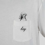 Camiseta Hey - ECRU