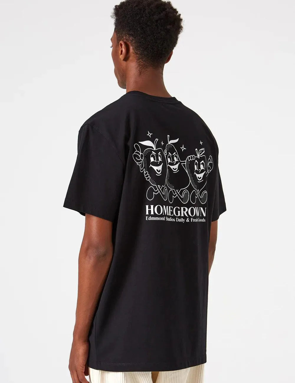 Camiseta Homegrown Plain Black - ECRU