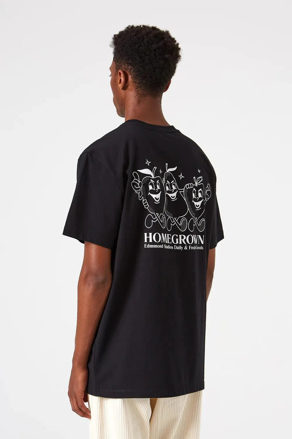 Camiseta Homegrown Plain Black - ECRU