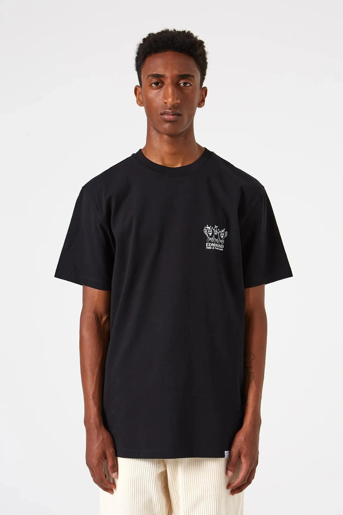 Camiseta Homegrown Plain Black - ECRU