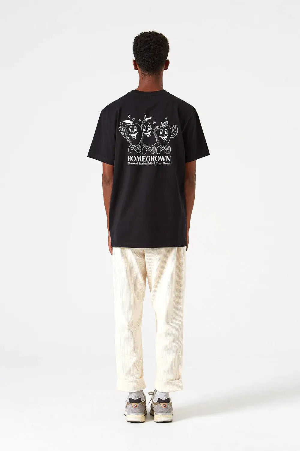 Camiseta Homegrown Plain Black - ECRU