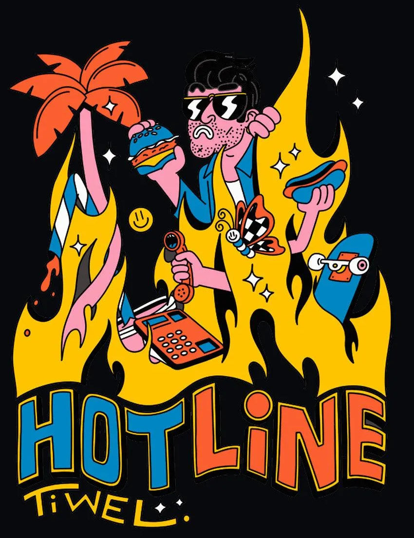 Camiseta Hott by Alexandre Nart - ECRU