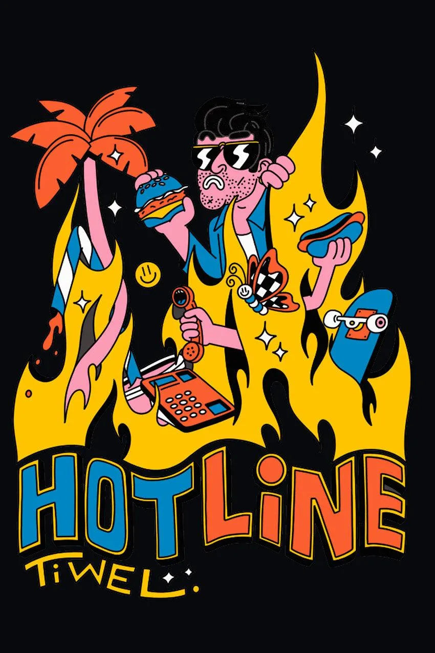 Camiseta Hott by Alexandre Nart - ECRU
