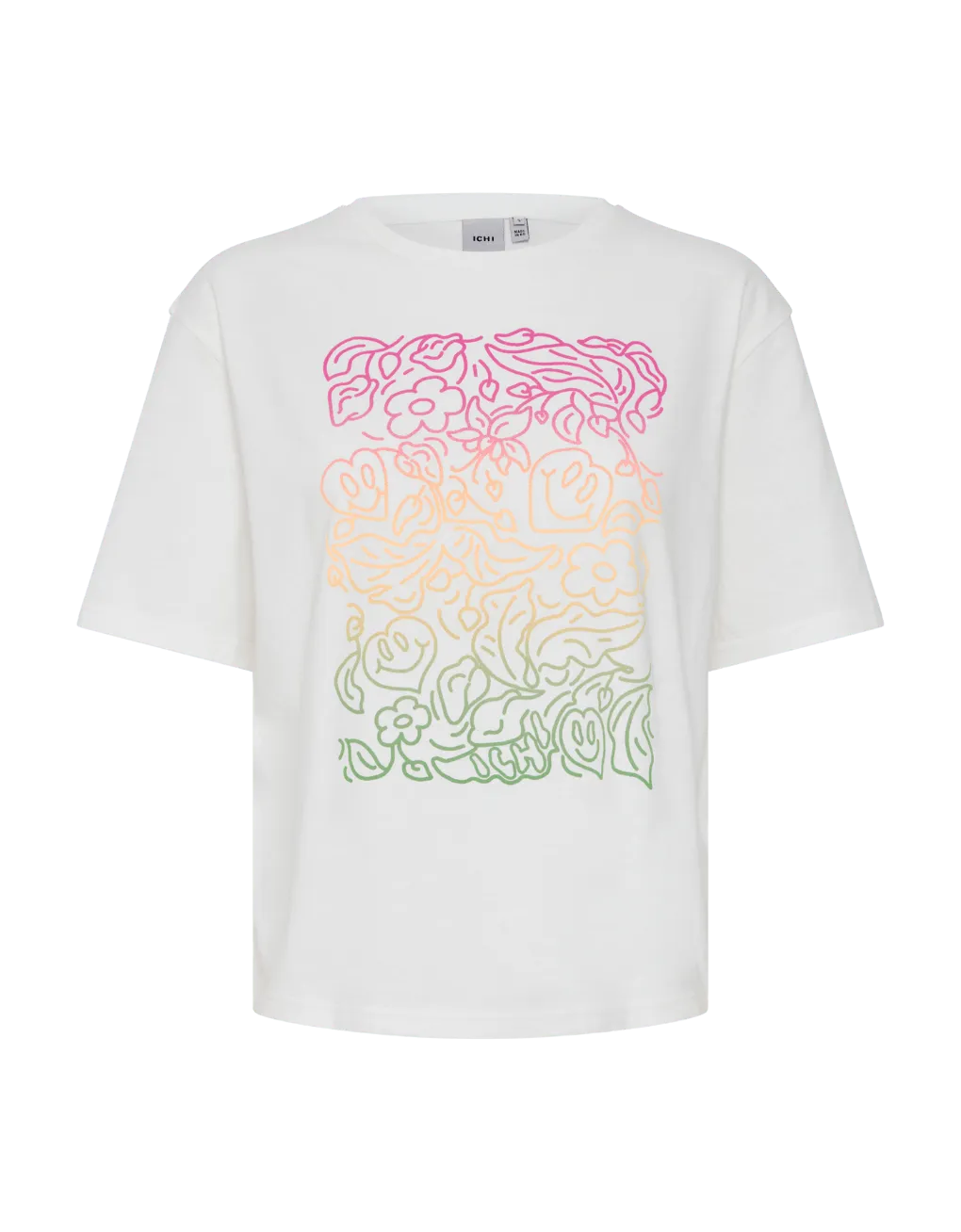 Camiseta ICHI Runela - ECRU