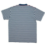 Camiseta Indigo Stripe - ECRU