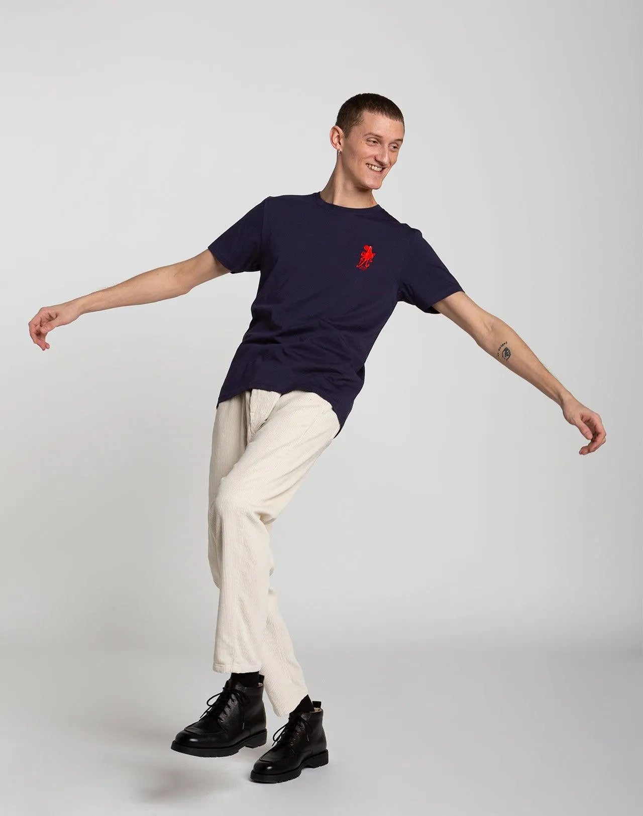 Camiseta Inktopus Marine - ECRU