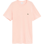 Camiseta Lacoste de algodón con cuello redondo para hombre rosa - ECRU