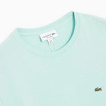 Camiseta Lacoste de algodón con cuello redondo para hombre verde - ECRU