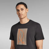 Camiseta Lash Raw Graphic - ECRU