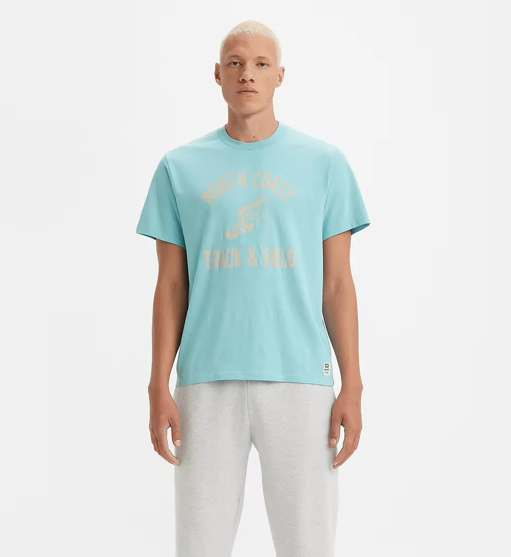 Camiseta Levi's® Gold Tab™ North Coast Milky Blue - ECRU