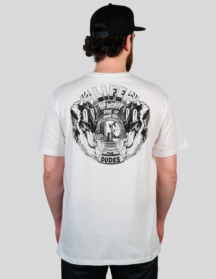 Camiseta Life - ECRU