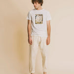 CAMISETA LIFE EN BOLAS - ECRU