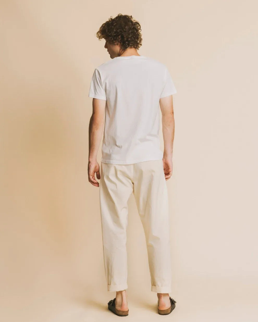 CAMISETA LIFE EN BOLAS - ECRU