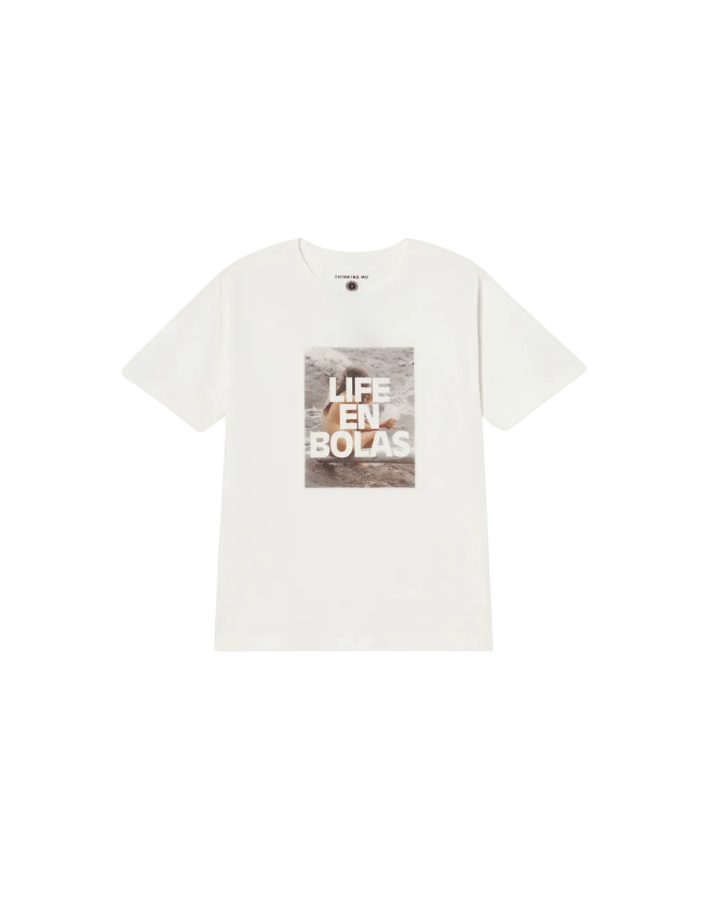 Camiseta Life en Bolas - ECRU
