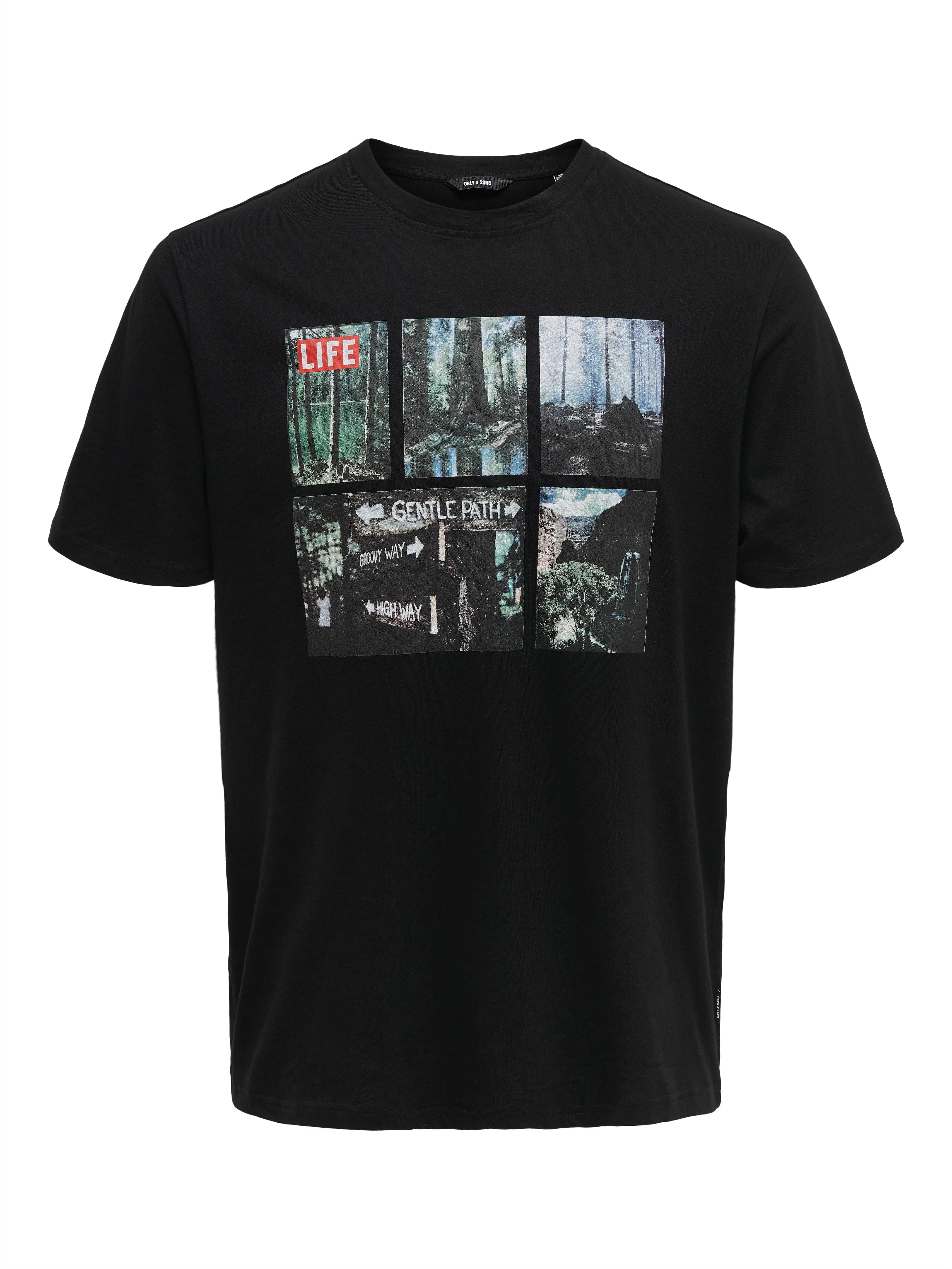 Camiseta Life Magazine - ECRU