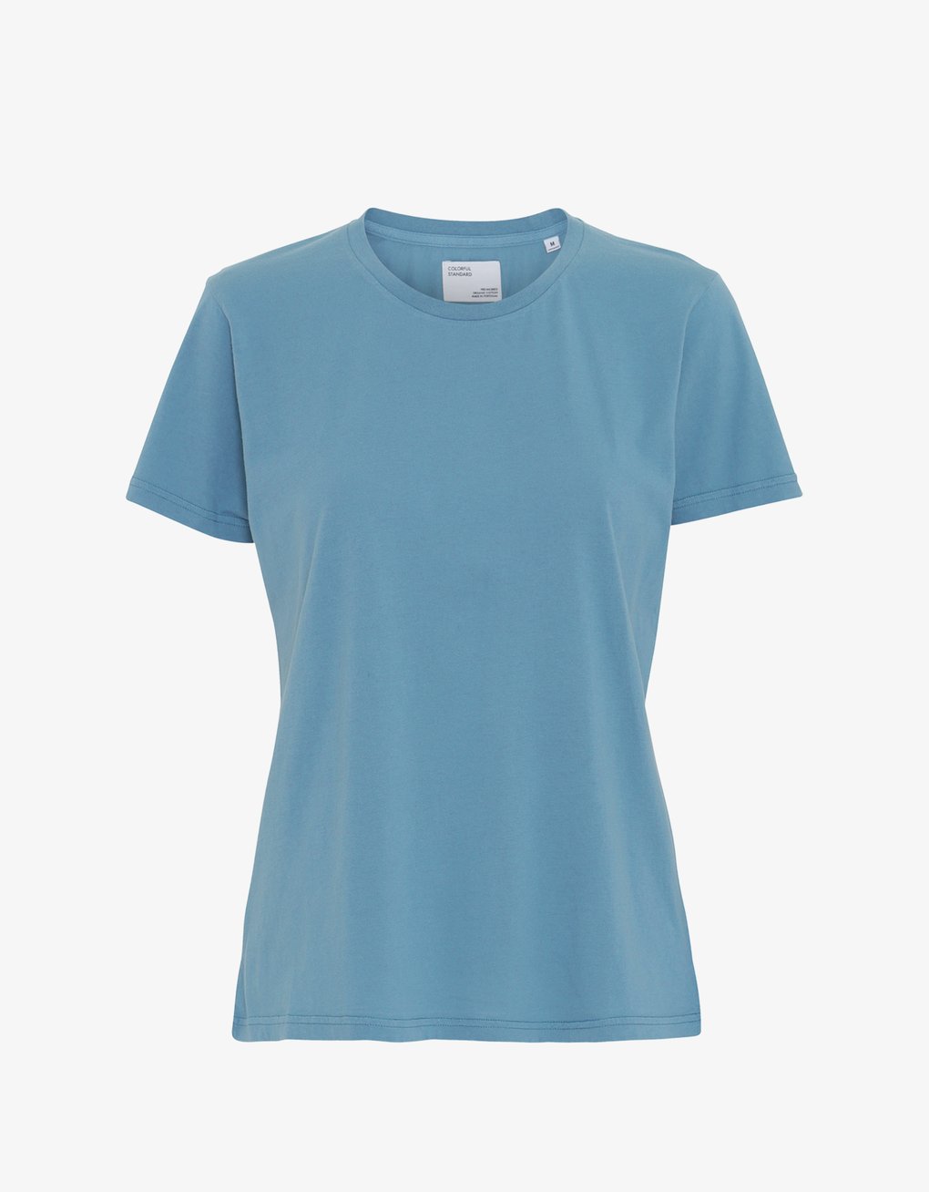 Camiseta Ligera de Mujer Orgánica Azul Piedra - ECRU