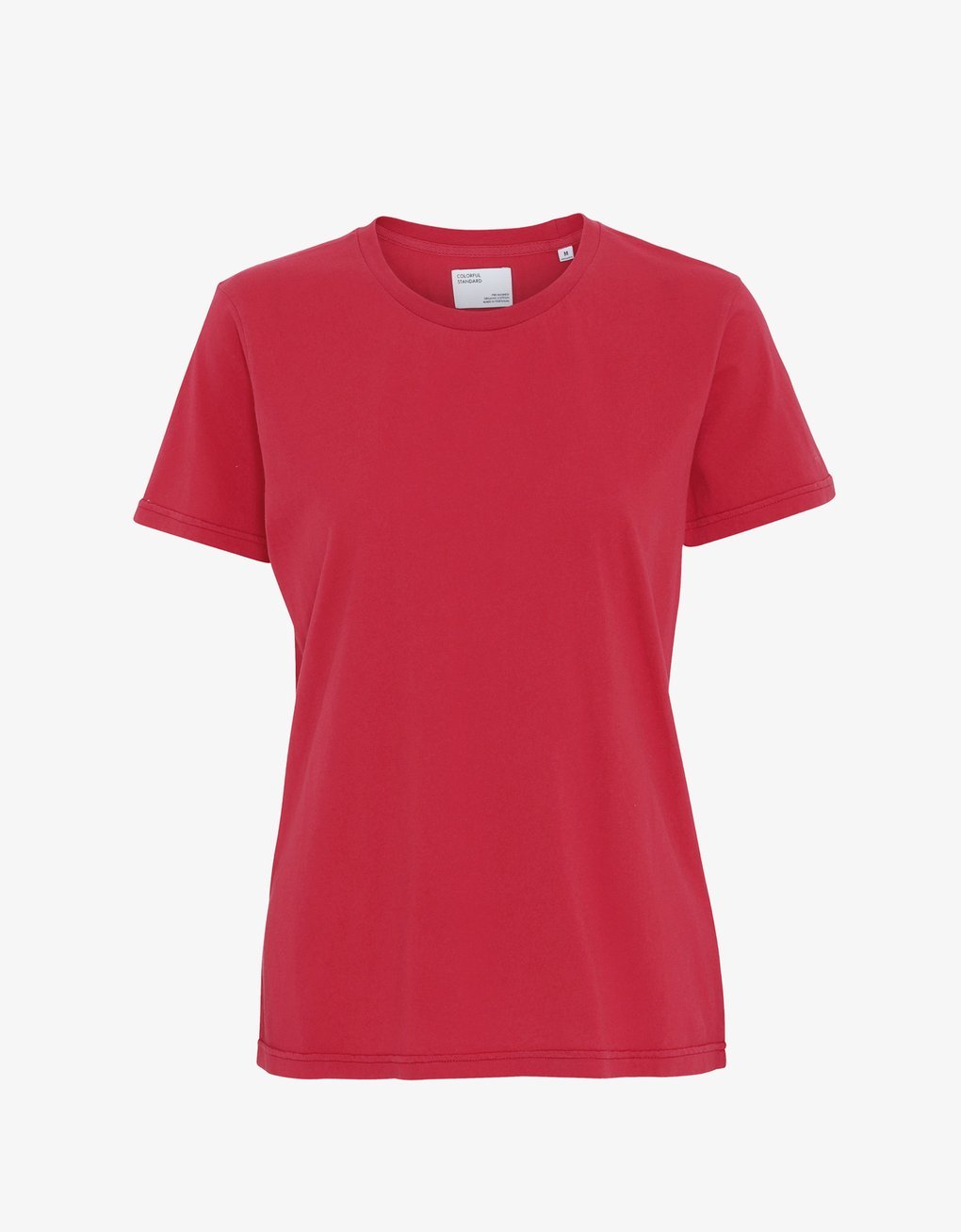 Camiseta Ligera de Mujer Orgánica Roja - ECRU