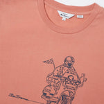 Camiseta Linear Cruise Dark Pink - ECRU