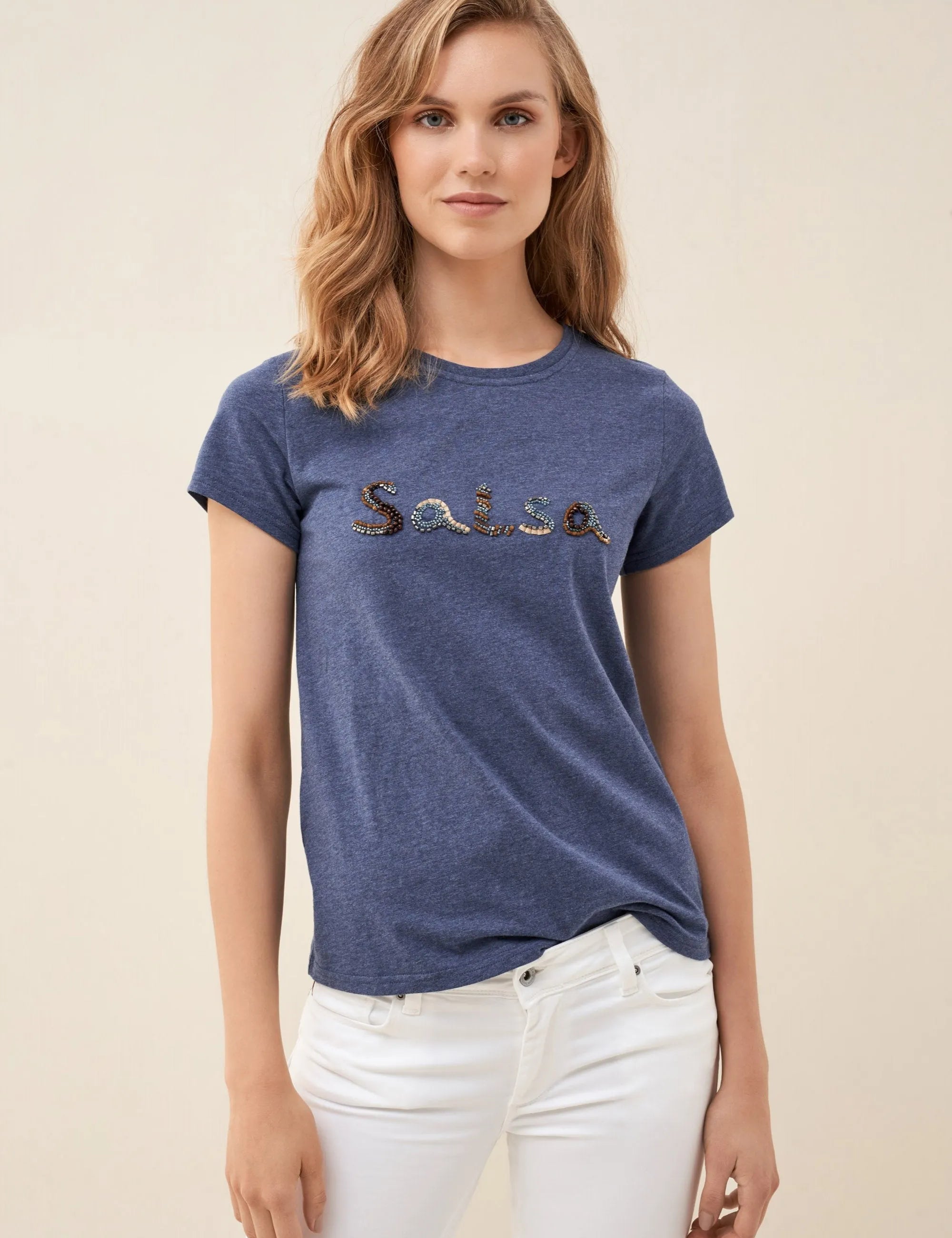 Camiseta Logo - ECRU