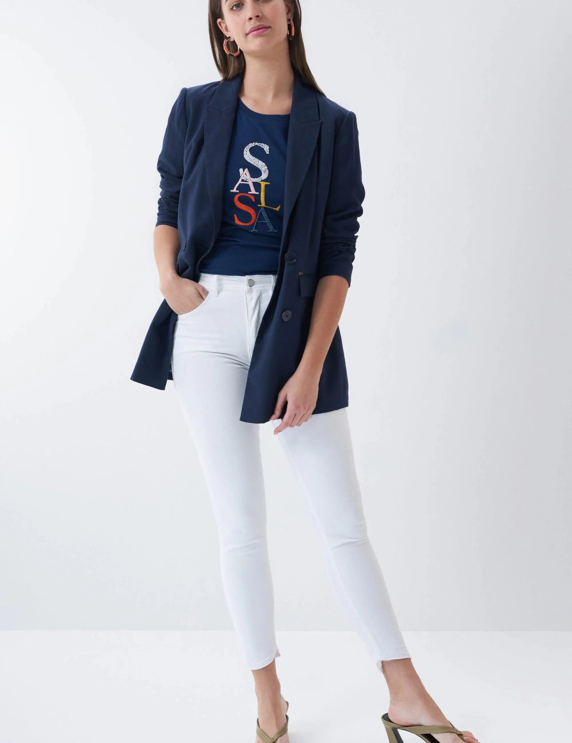 Camiseta Logo - ECRU