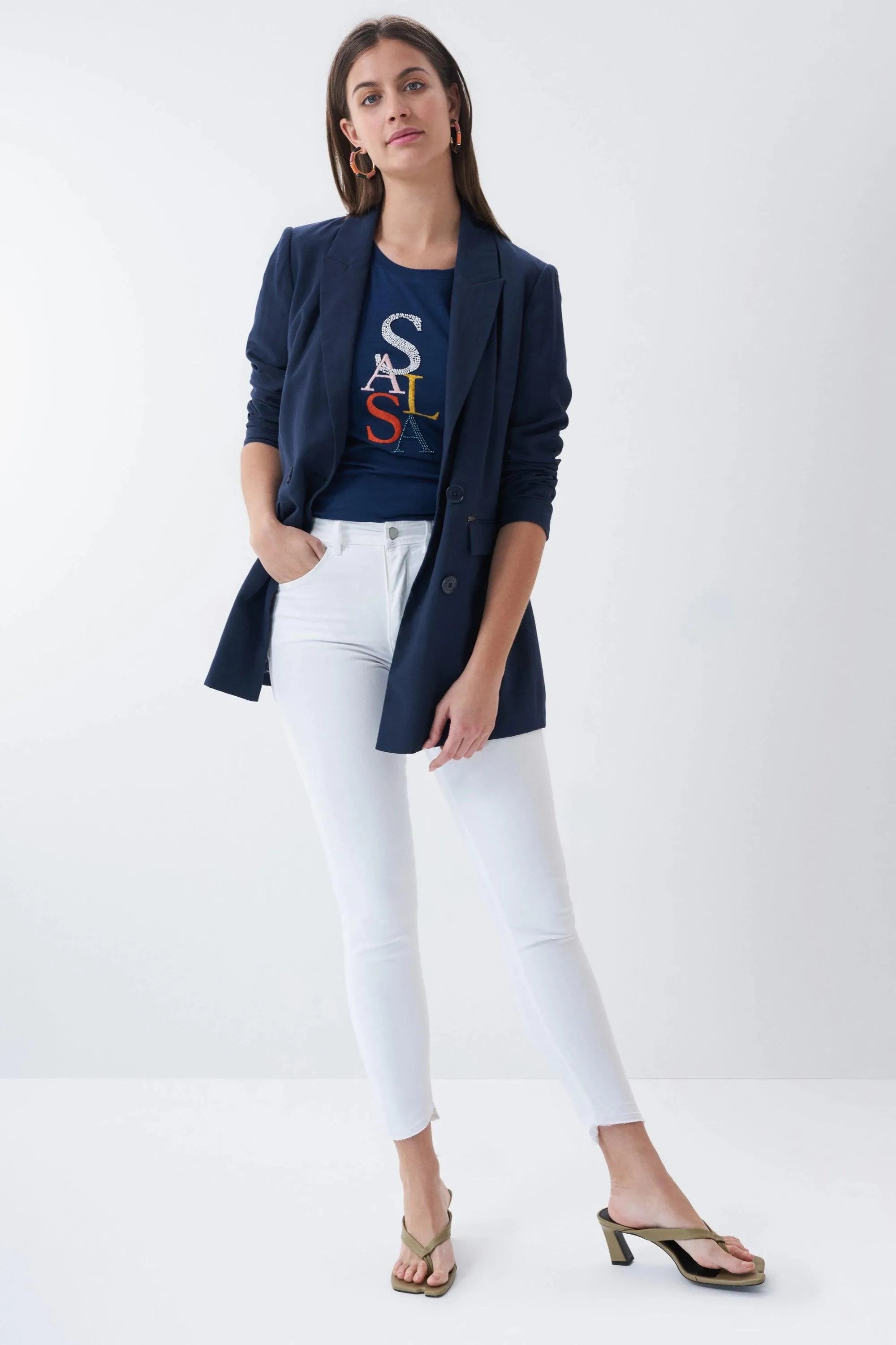 Camiseta Logo - ECRU