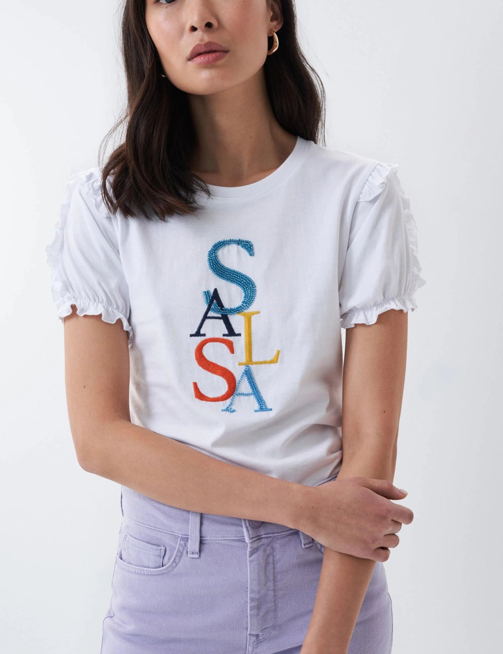 Camiseta Logo - ECRU