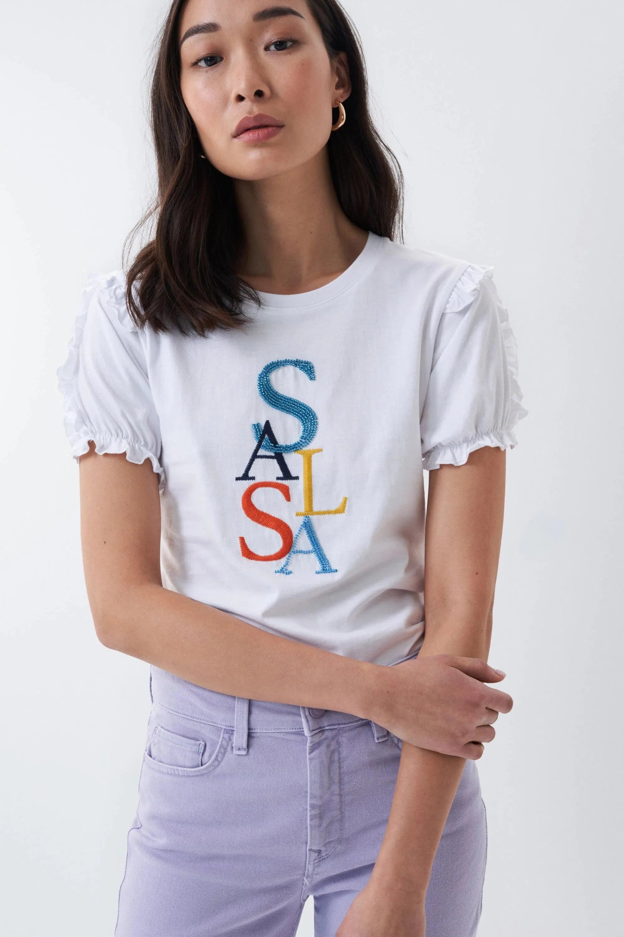 Camiseta Logo - ECRU