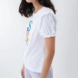 Camiseta Logo - ECRU