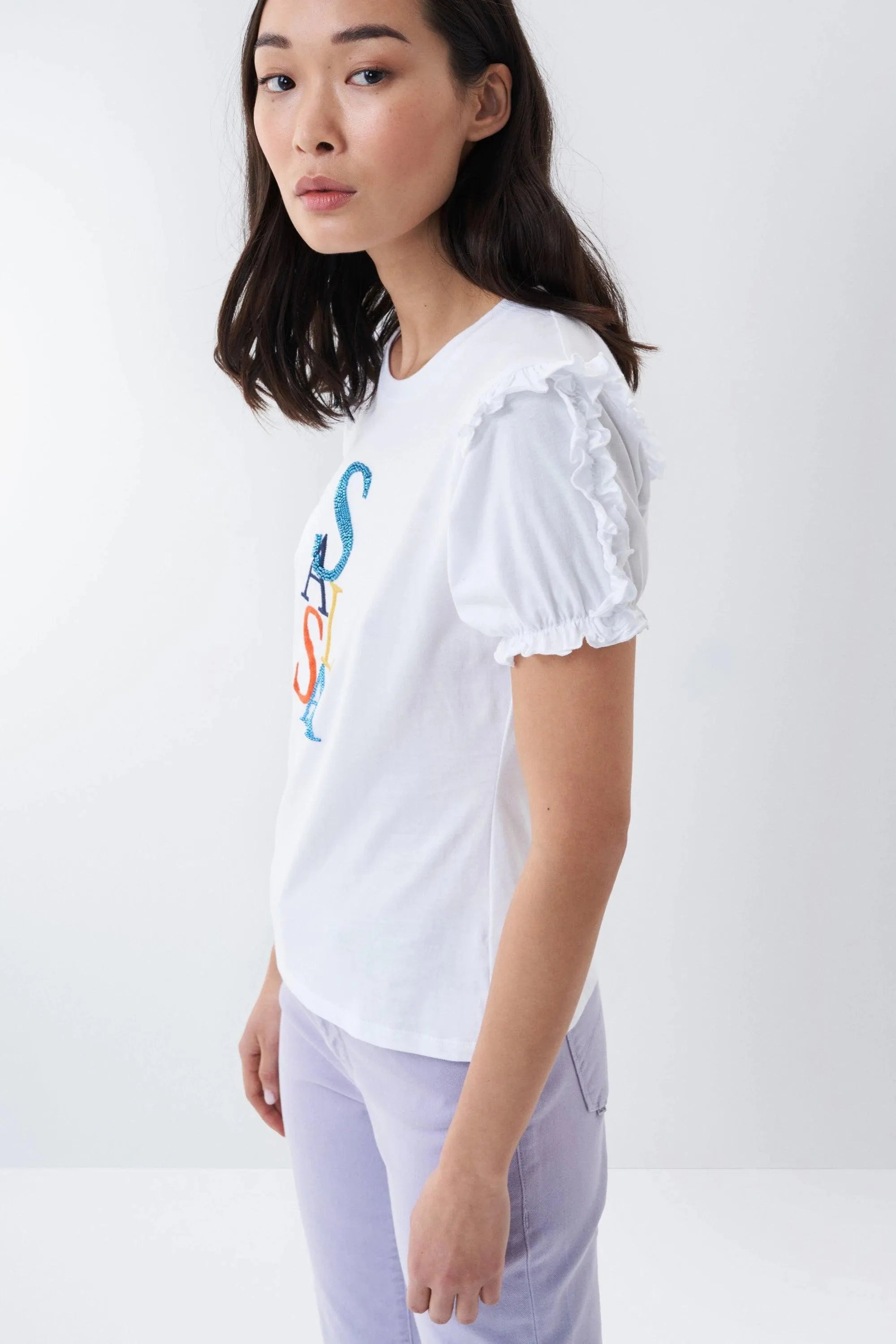 Camiseta Logo - ECRU