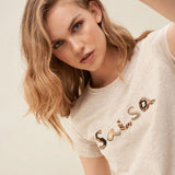 Camiseta Logo - ECRU