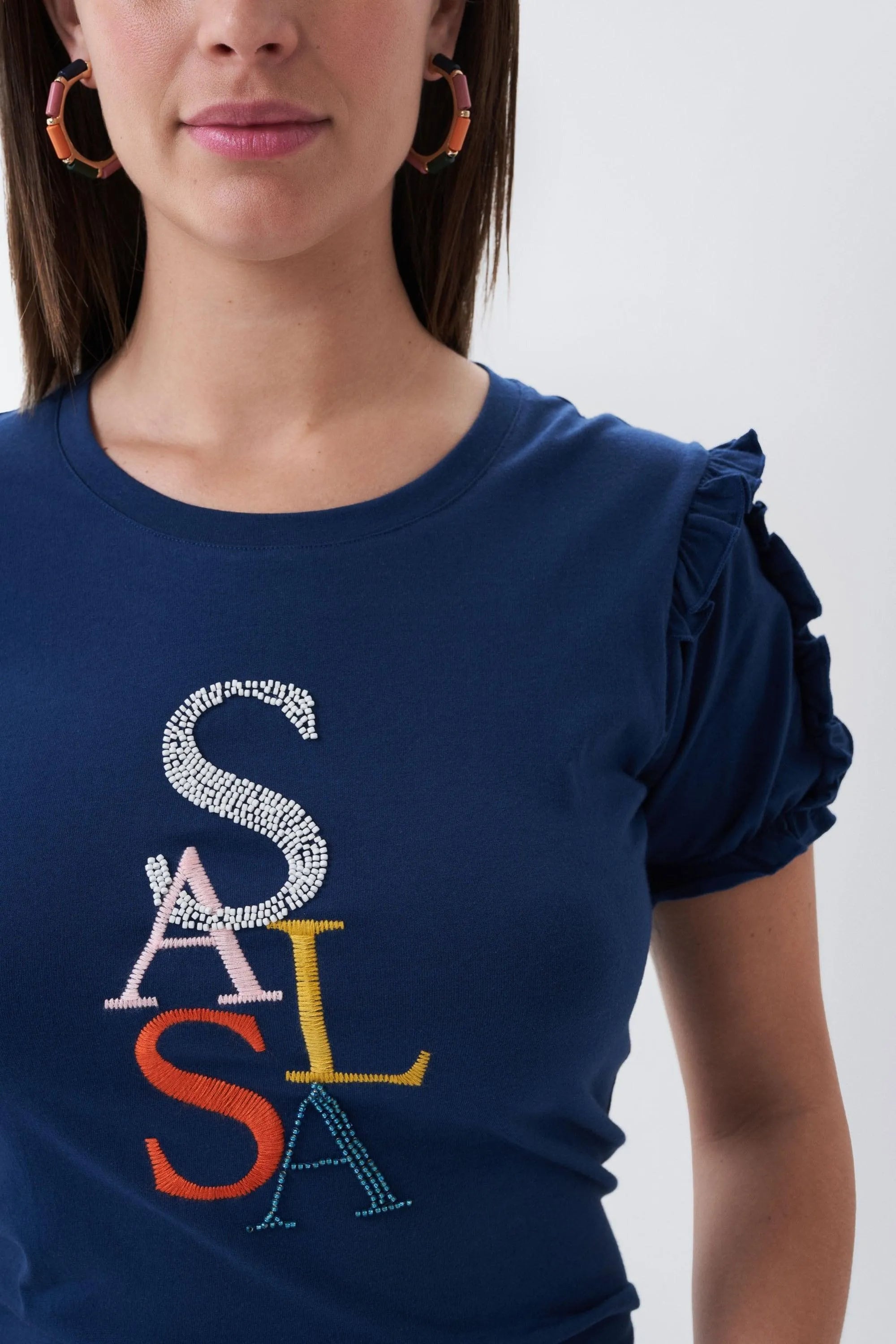 Camiseta Logo - ECRU