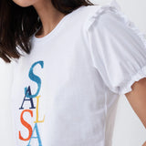 Camiseta Logo - ECRU