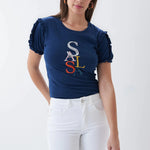 Camiseta Logo - ECRU