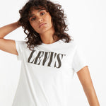 Camiseta Logo Serif - ECRU